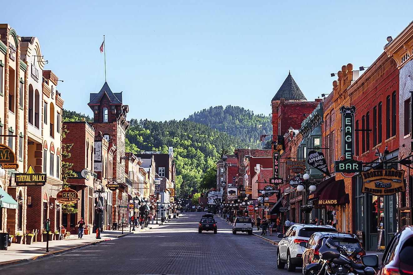 Historic town - Deadwood, South Dakota