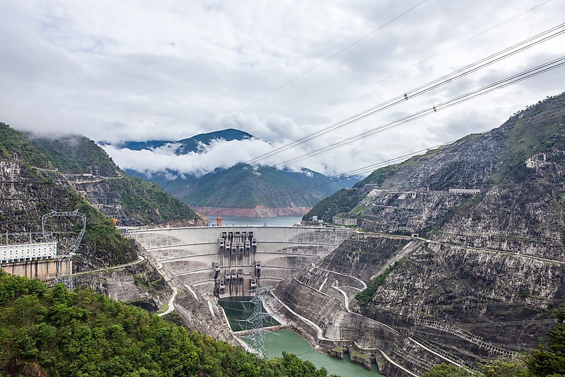 The Xiaowan Dam. 