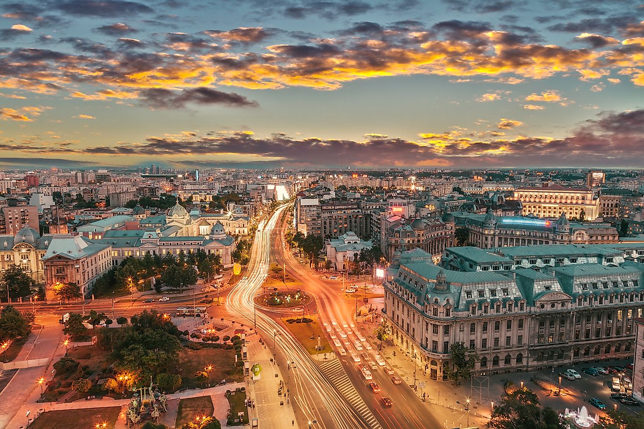 Bucharest, the capital city of Romania. 