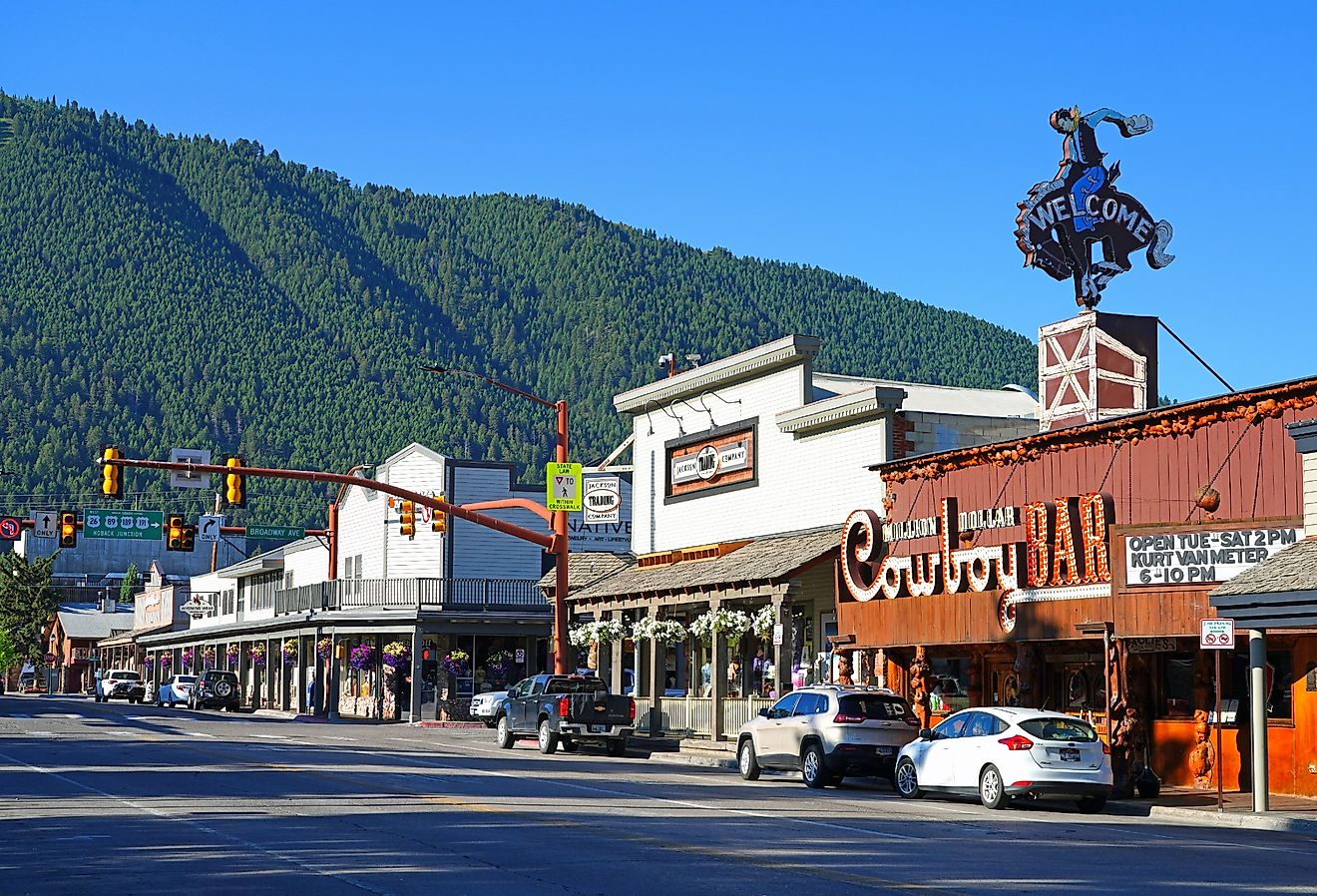 Downtown Jackson, Wyoming. Image credit EQRoy via Shutterstock