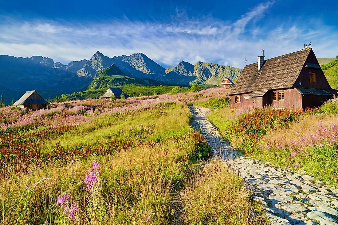 A structure in Tatra National Park, Poland. 