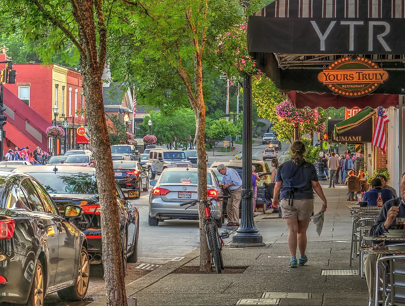 Main Street in the Upscale Historic Village of Chagrin Falls, Ohio. Image credit Lynne Neuman via Shutterstock
