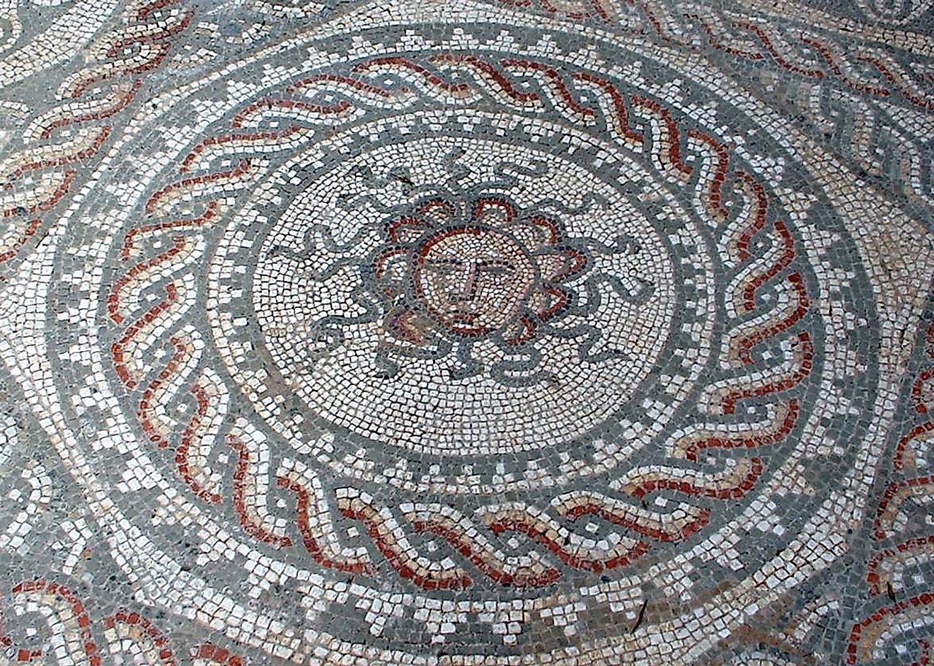 Bignor Villa Medusa Mosaic. 