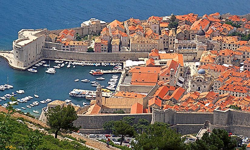 Dubrovnik Old City, UNESCO World Heritage Site in Croatia