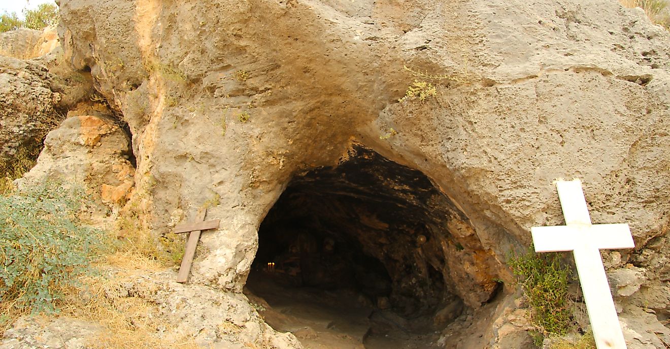Qana Cave where Jesus is said to have spent 3 days in reflection before the first miracle was made and where Jesus followers later on sought refuge from persecution