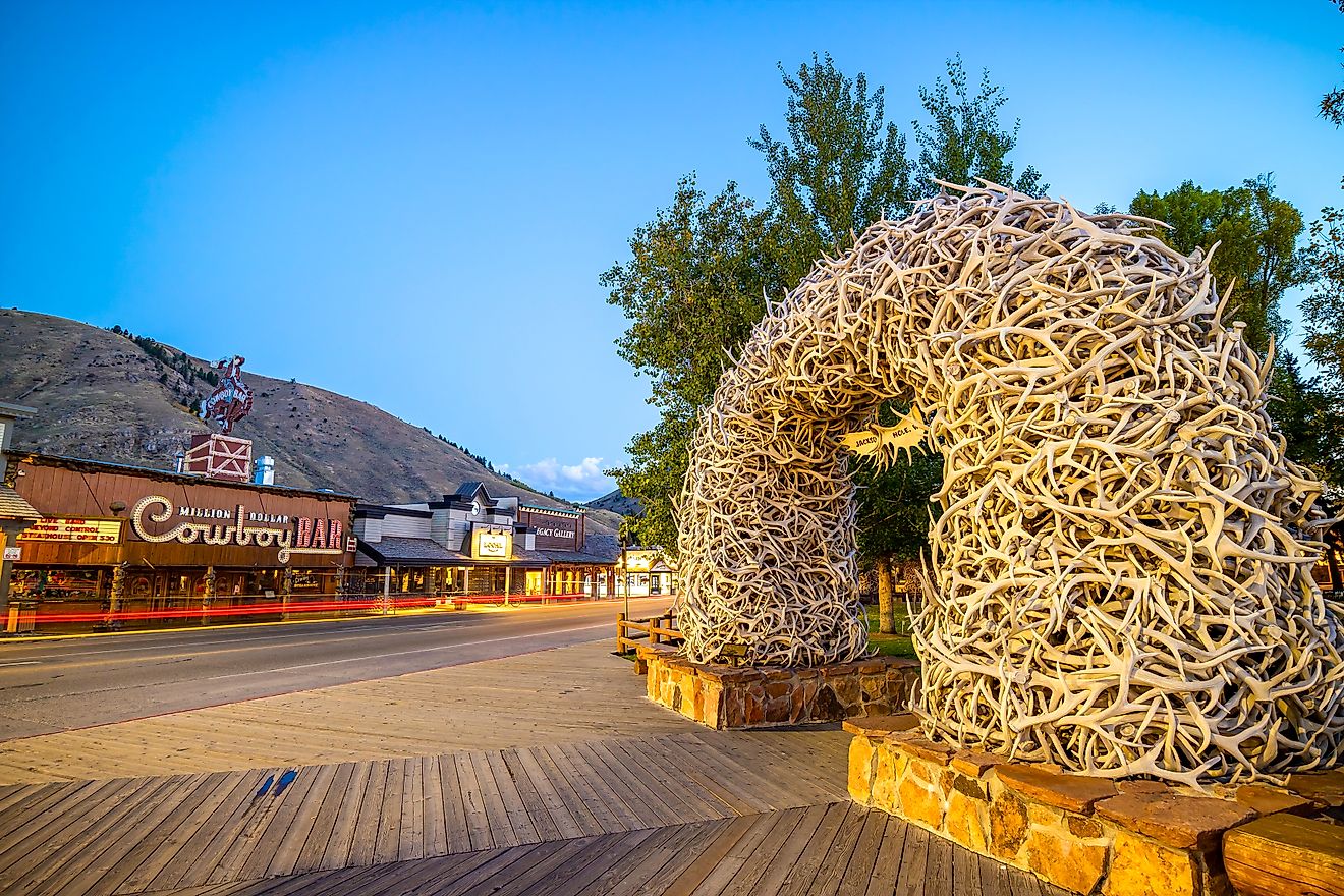 Jackson, Wyoming. Editorial credit: f11photo / Shutterstock.com