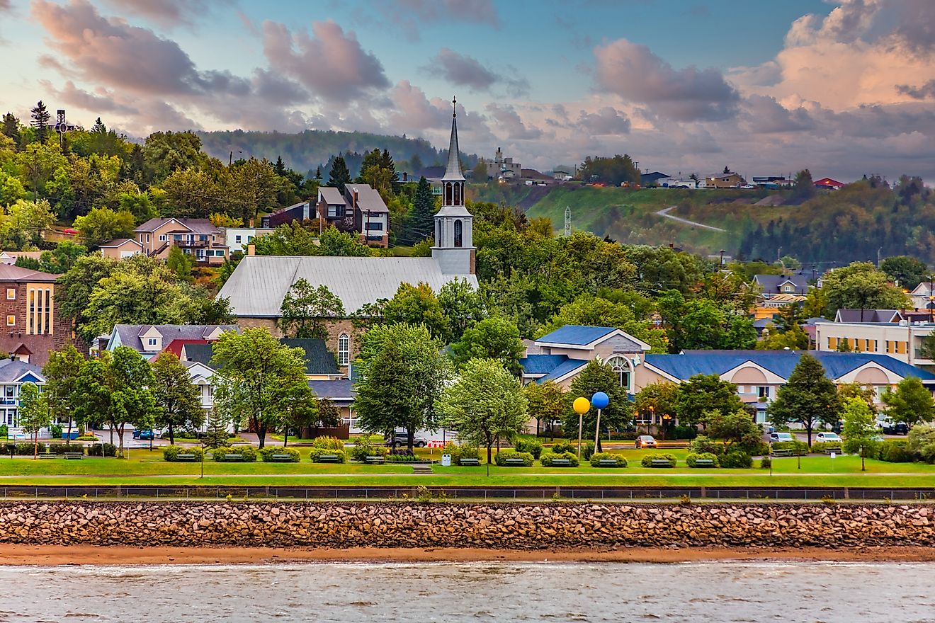 Church on the Coast in Saguenay, Quebec