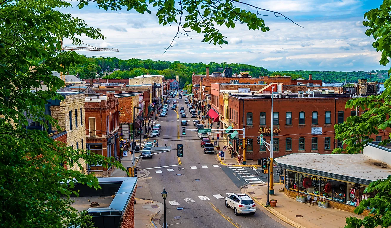The very beautiful town of Stillwater, Minnesota. Image credit: Cavan-Images / Shutterstock.com.