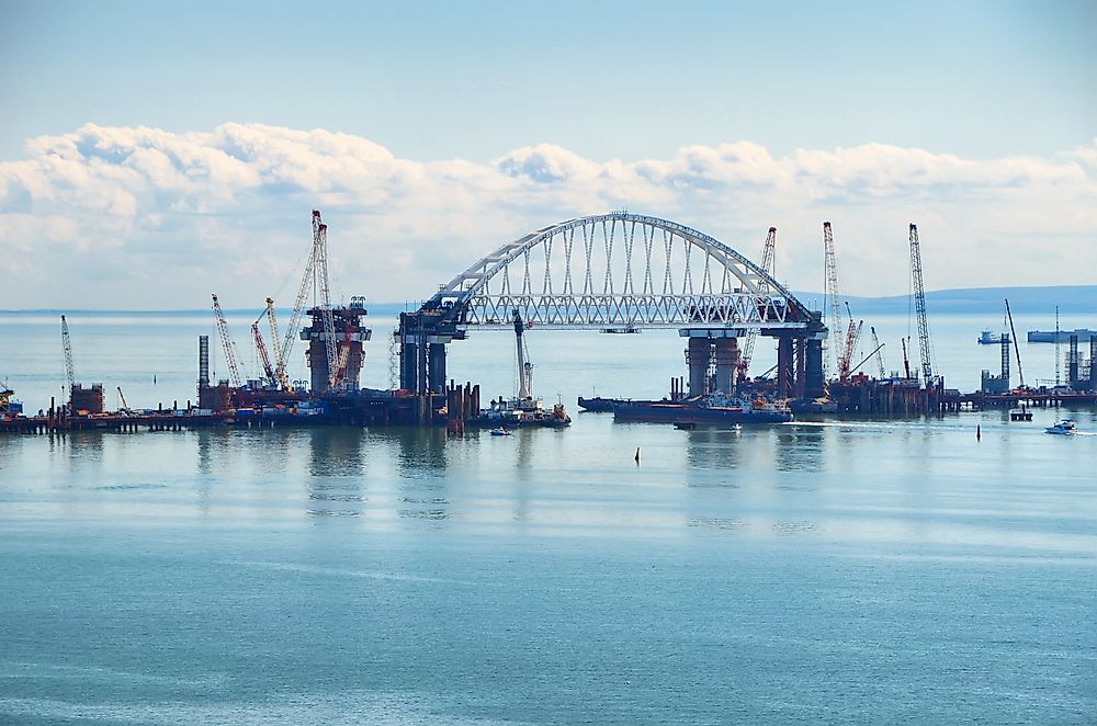 The Kerch Strait in Russia. Editorial credit: Popoudina Svetlana / Shutterstock.com.