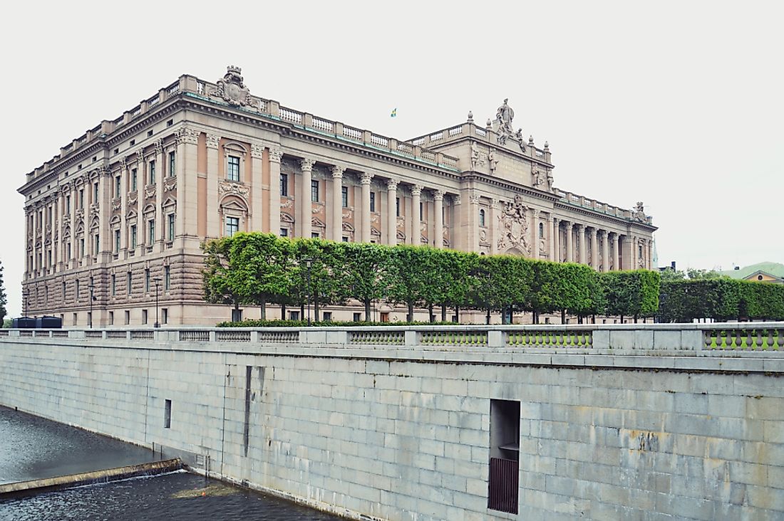 The home of Swedish parliament. 