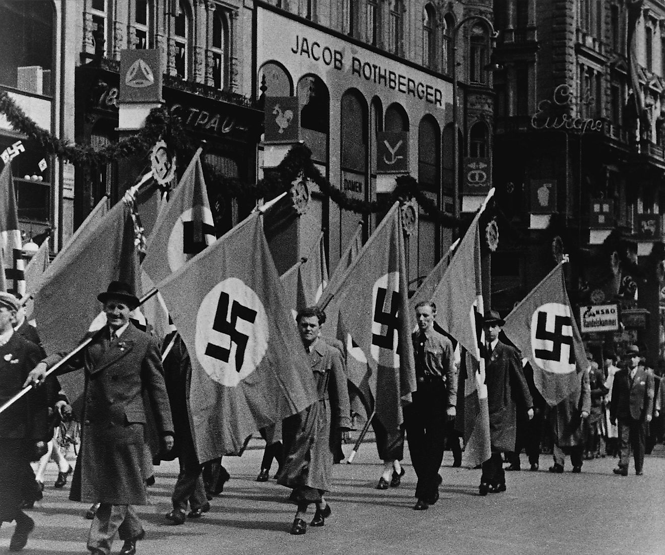 Nazi Parade in Austria, 1938. 