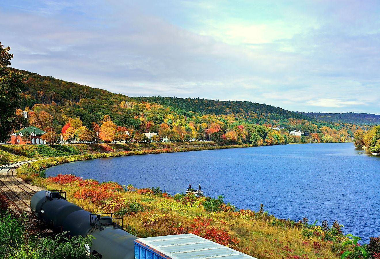 The Connecticut River, New England.