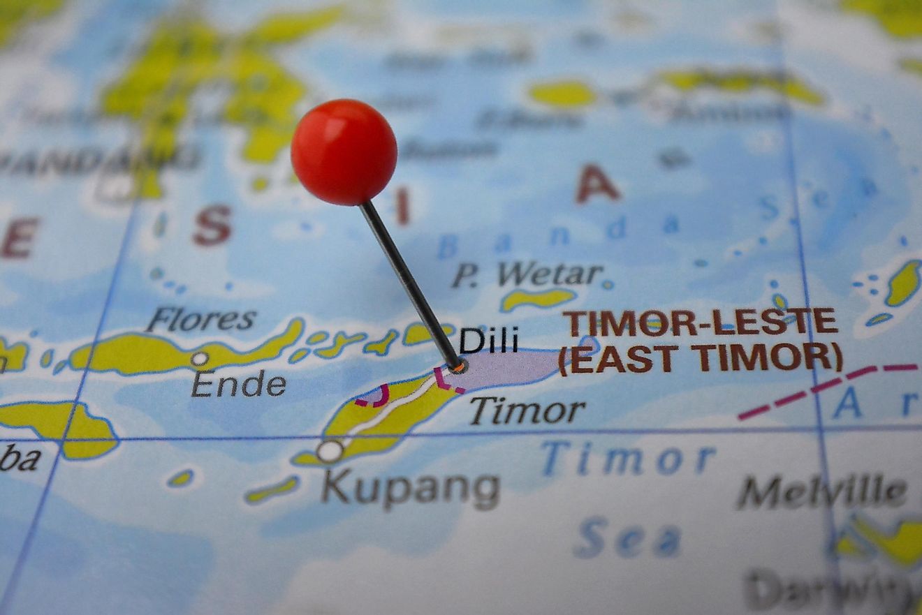 The country with the shortest people in the world is actually East Timor, or Timor-Leste, which is an island country in Southeast Asia.