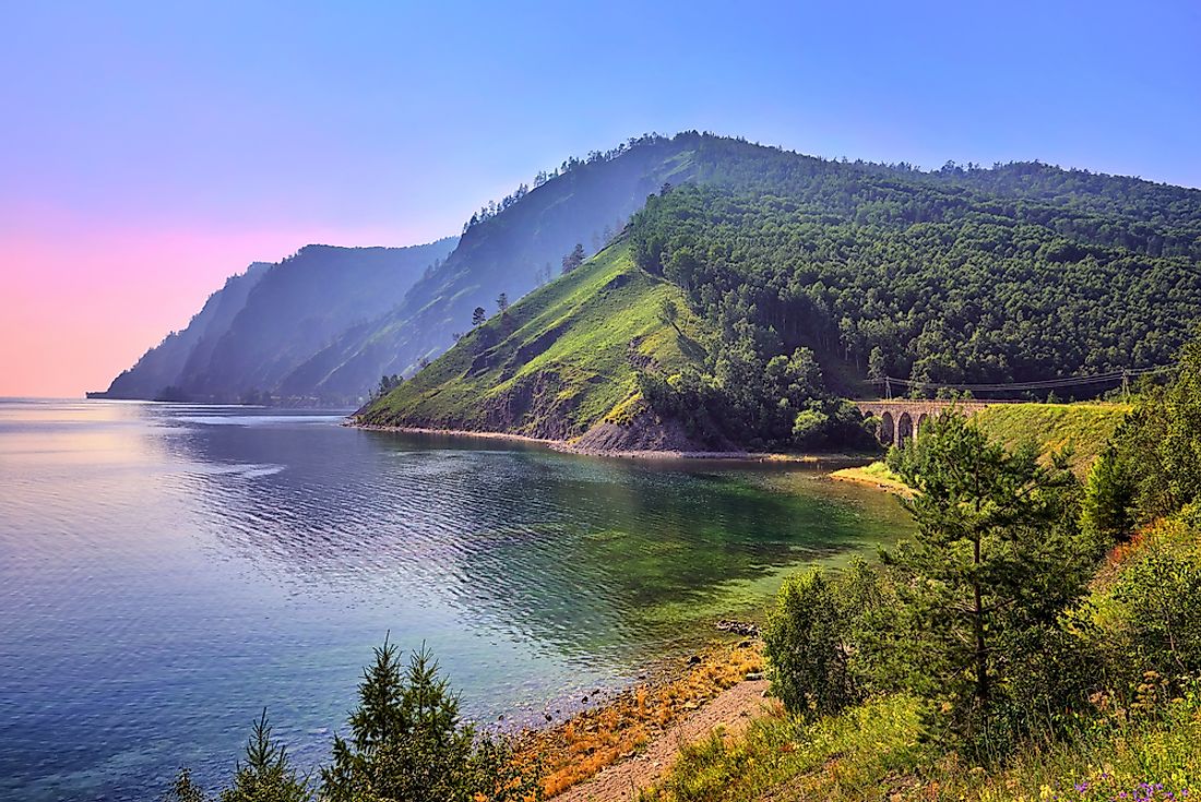 Lake Baikal, in Russia, is the largest lake in Asia. 