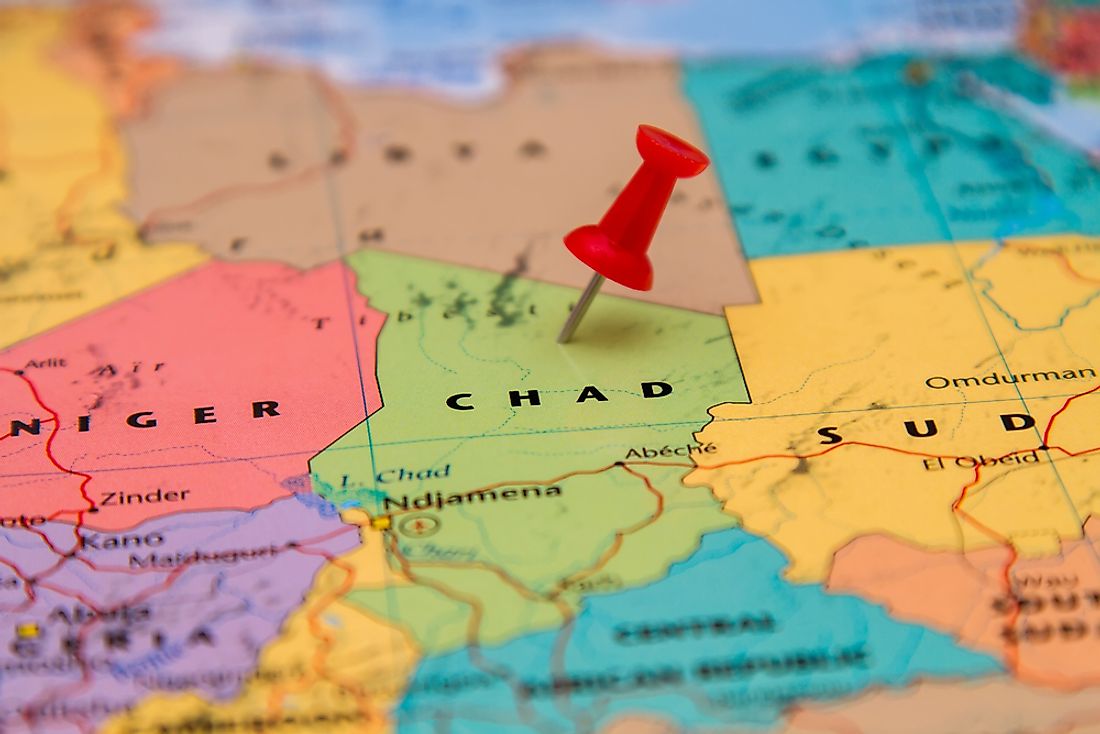 Chad is landlocked by six neighboring nations. 
