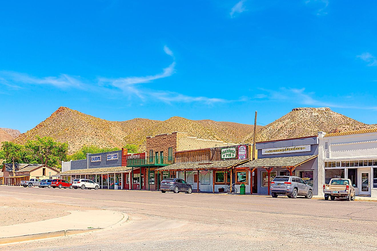 The charming town of Caliente, Nevada.