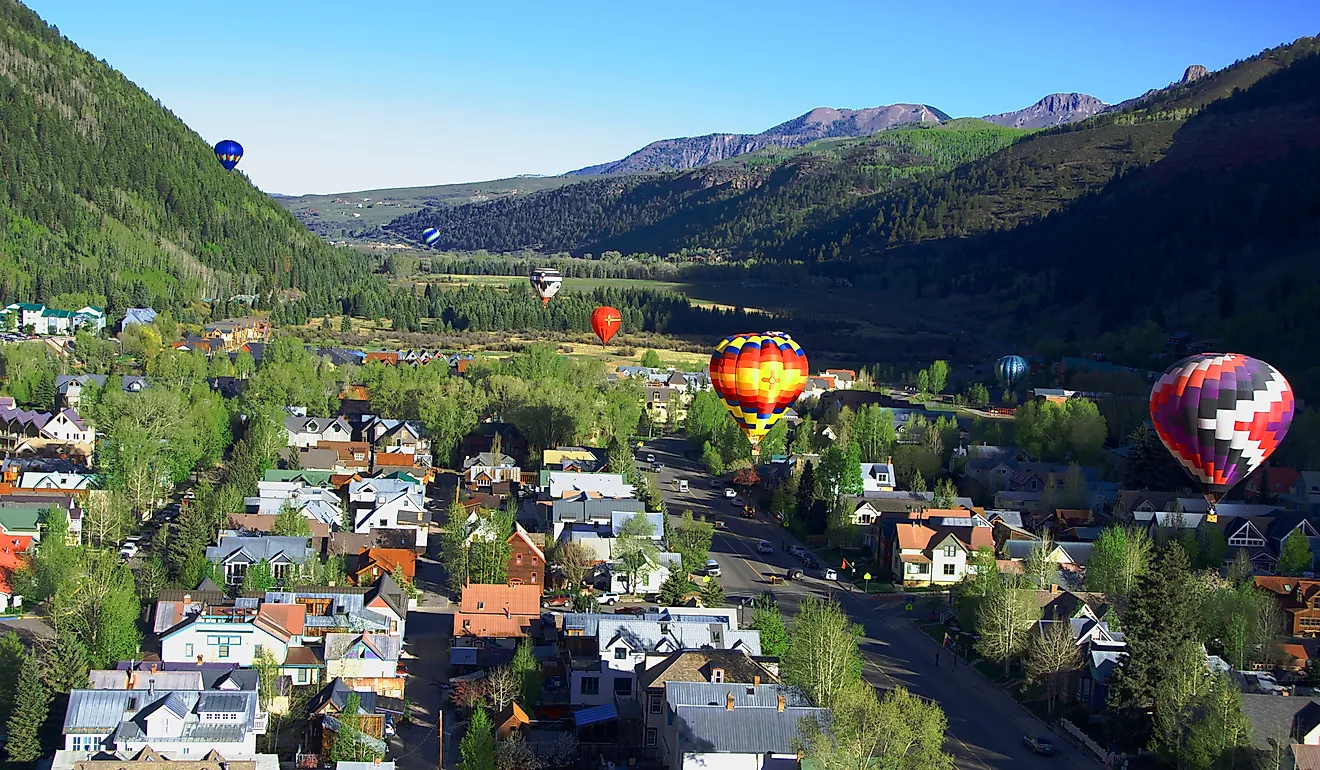 Balloon Festival in Telluride, Colorado. Image credit: Tita77 / Shutterstock.com.