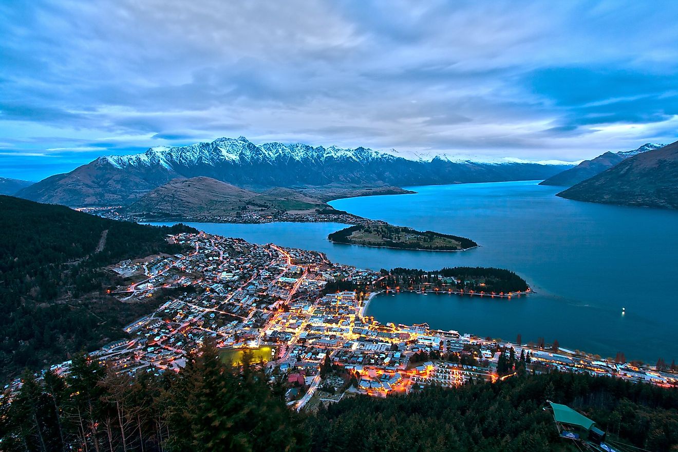 Queenstown, a resort town located in New Zealand's South Island.
