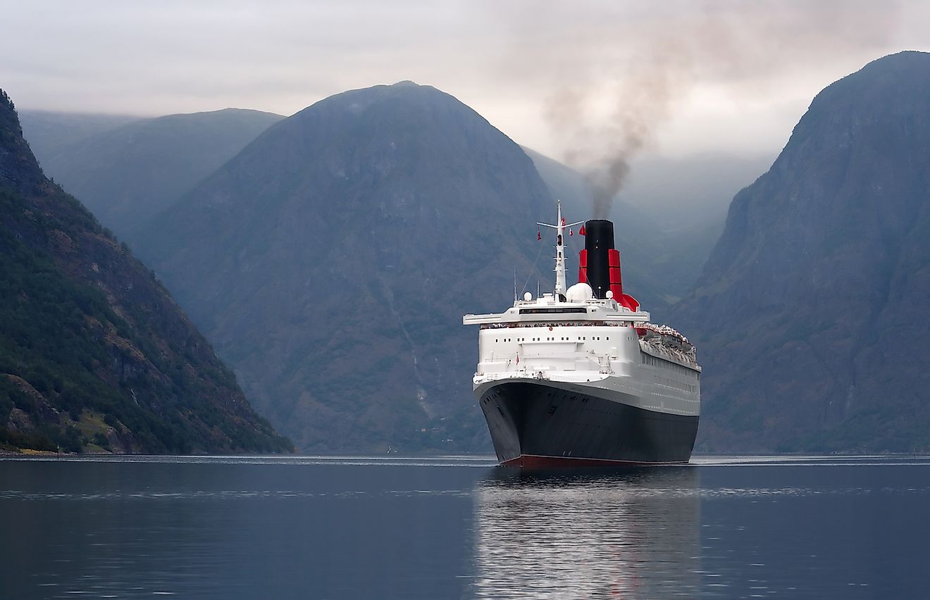 Wastewater released by cruise ships with large numbers of passengers significantly pollute the ocean waters. Image credit: Bjorn Heller/Shutterstock.com