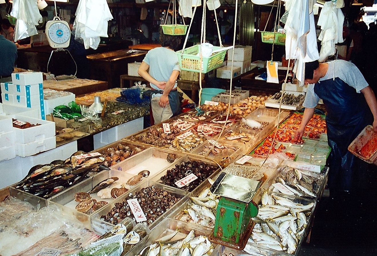 Tsukiji Fish Market. Image credit: Arian Zwegers/Flickr.com