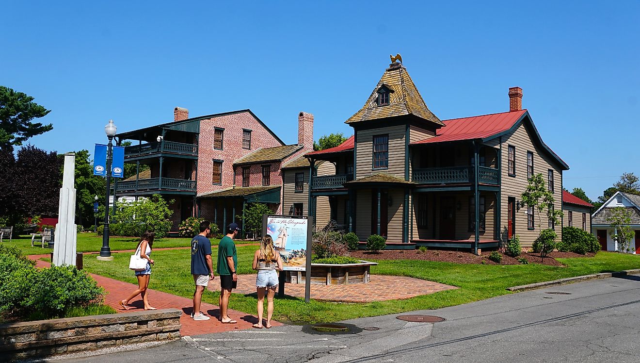 Historical buildings in St. Michael, Maryland. Image credit: Khairil Azhar Junos / Shutterstock.com.