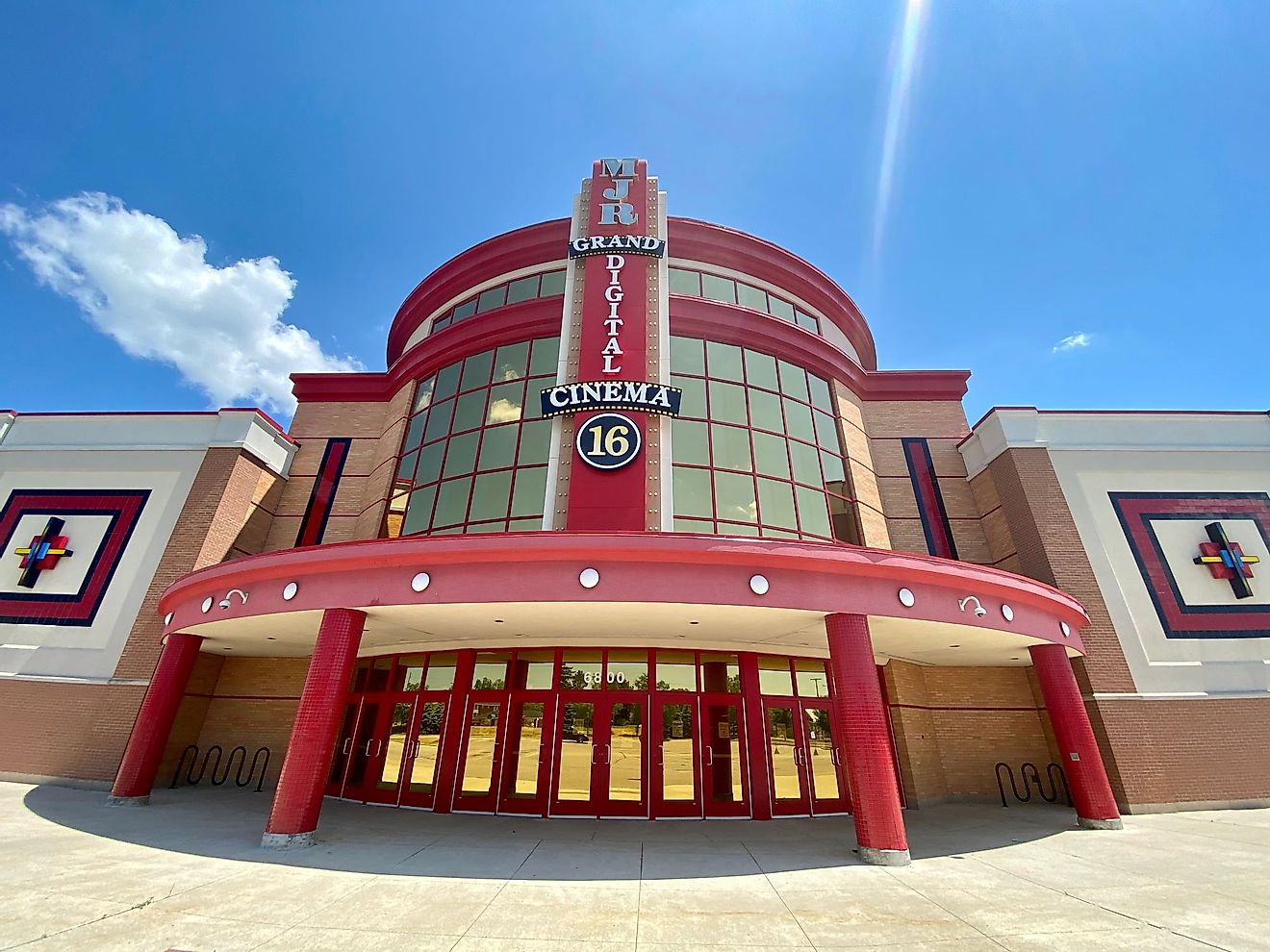 MJR movie theater in Westland, Michigan. Editorial credit: Jam1 Productions / Shutterstock.com