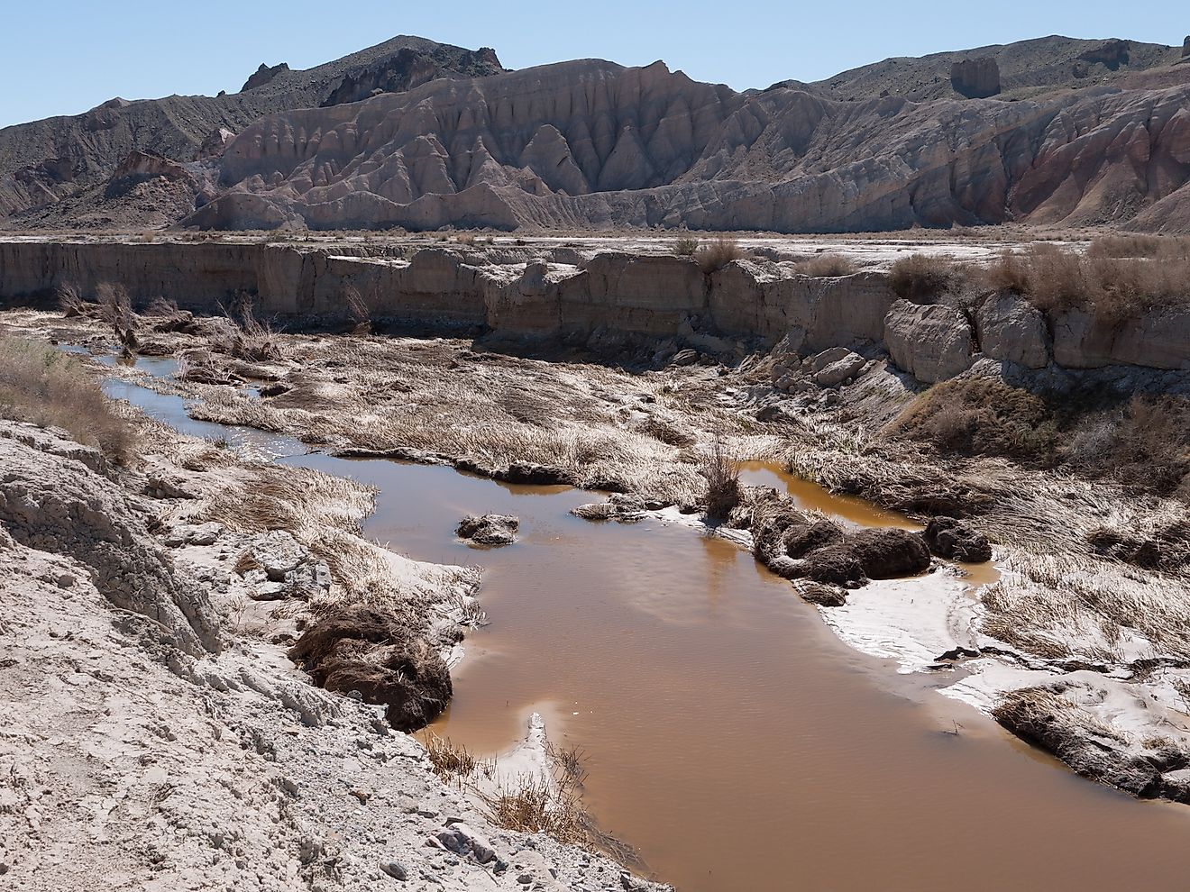 Amargosa River in Death Valley