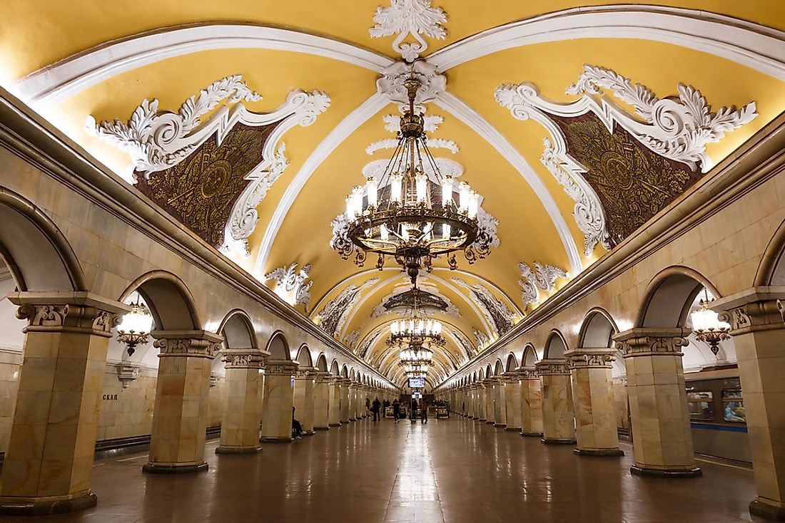 The Moscow metro was opened in 1954.