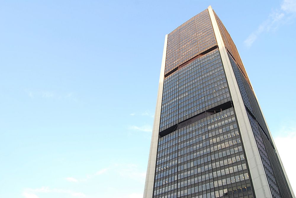 The Montreal stock exchange, where the FLQ set off a bomb. 