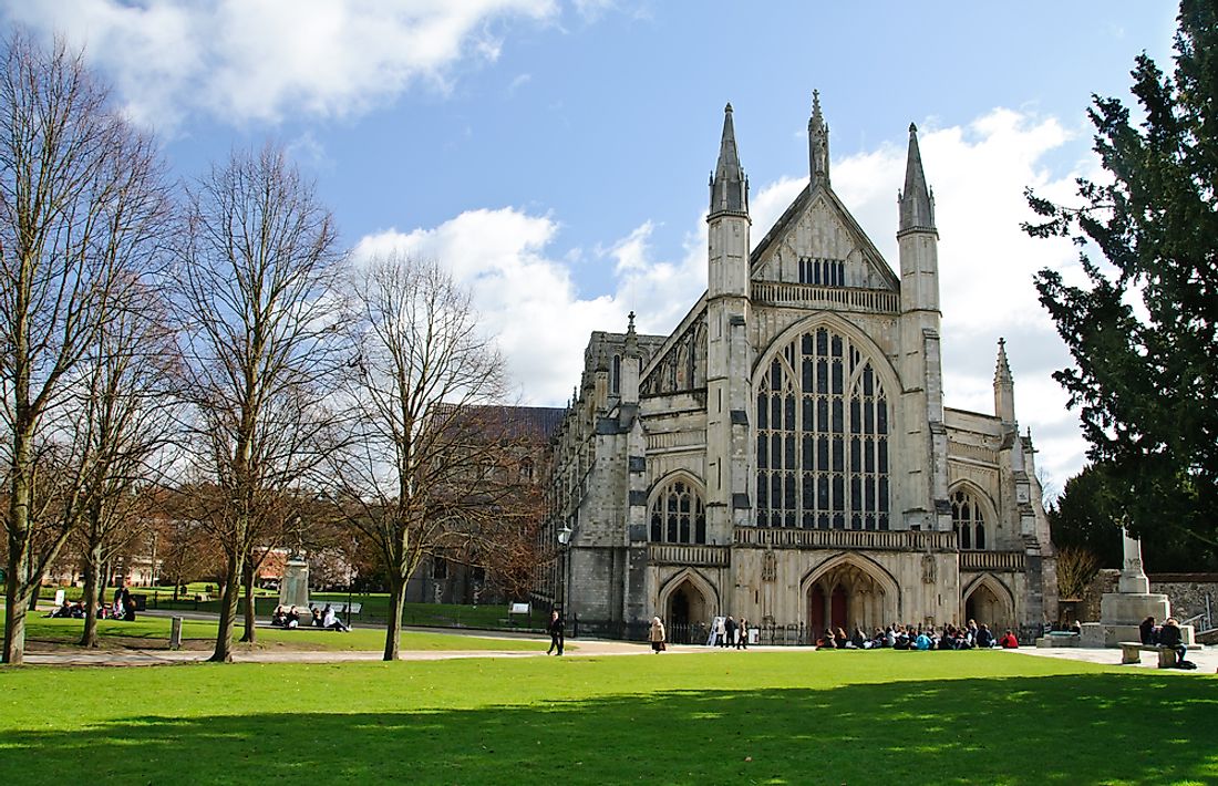 Winchester Cathedral played a vital role in the history of United Kingdom during the Middle Ages.