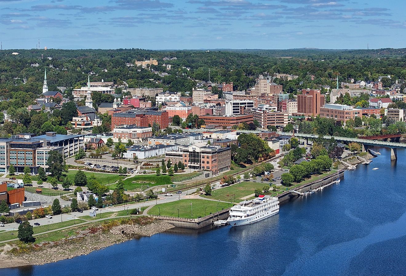 Overlooking Bangor, Maine. Image credit Quintin Soloviev, CC BY 4.0 <https://creativecommons.org/licenses/by/4.0>, via Wikimedia Commons