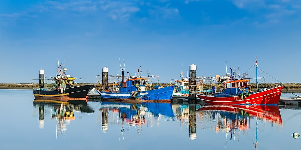 Fishing is one of the major natural resources of Portugal.