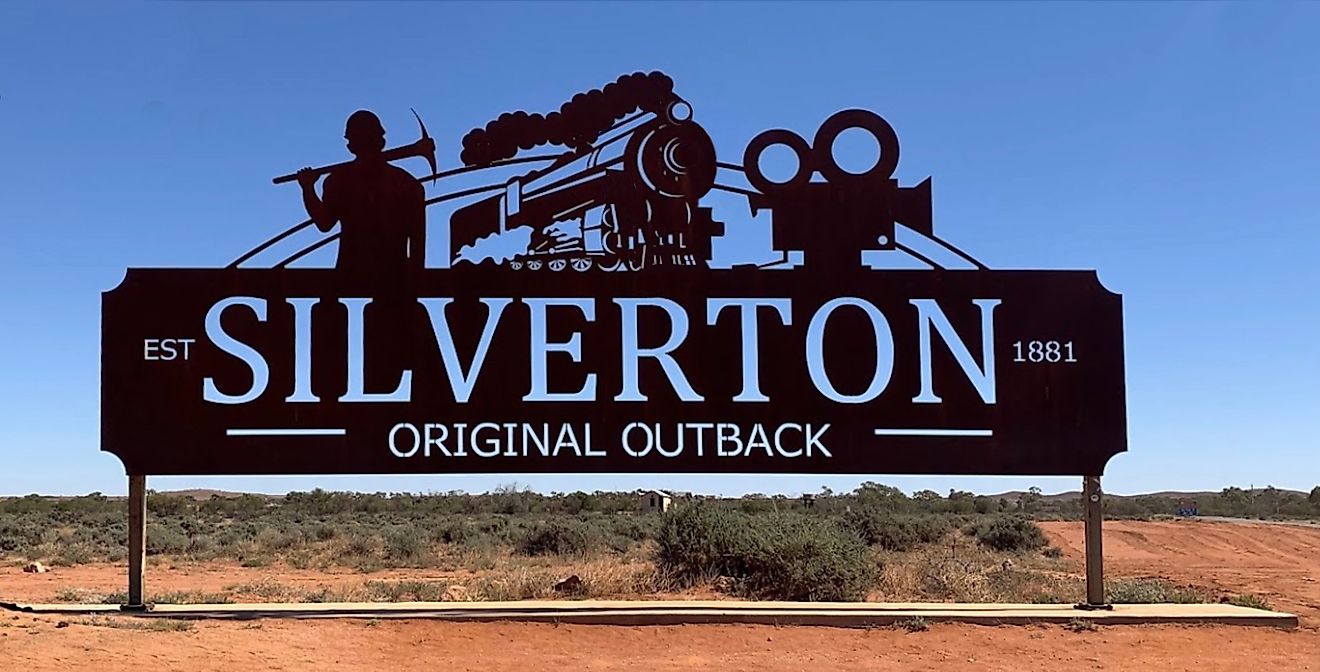 The entry sign for Silverton, Australia. SCHolar44 / Commons.Wikimedia.org