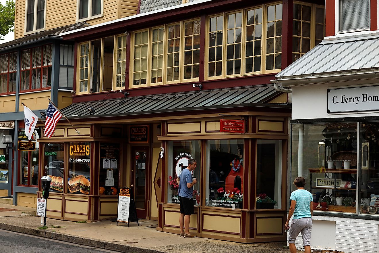 Doylestown, Pennsylvania. Editorial Photo Credit: jrtwynam via Shutterstock.