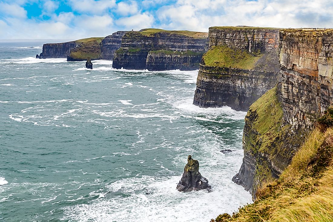 The beautiful Cliffs of Moher. 