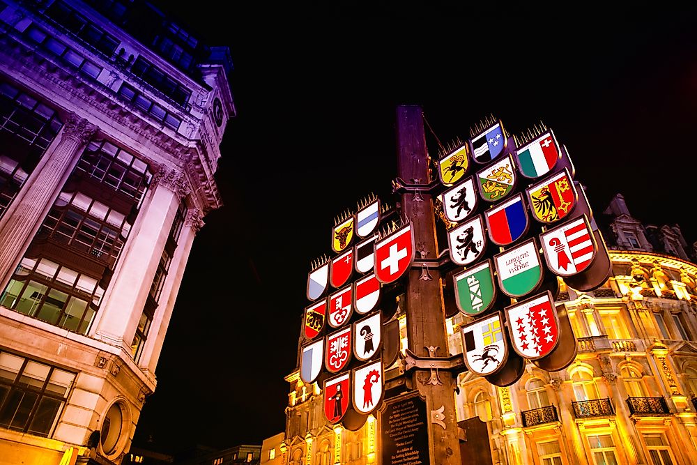 Signs in Leicester Square.