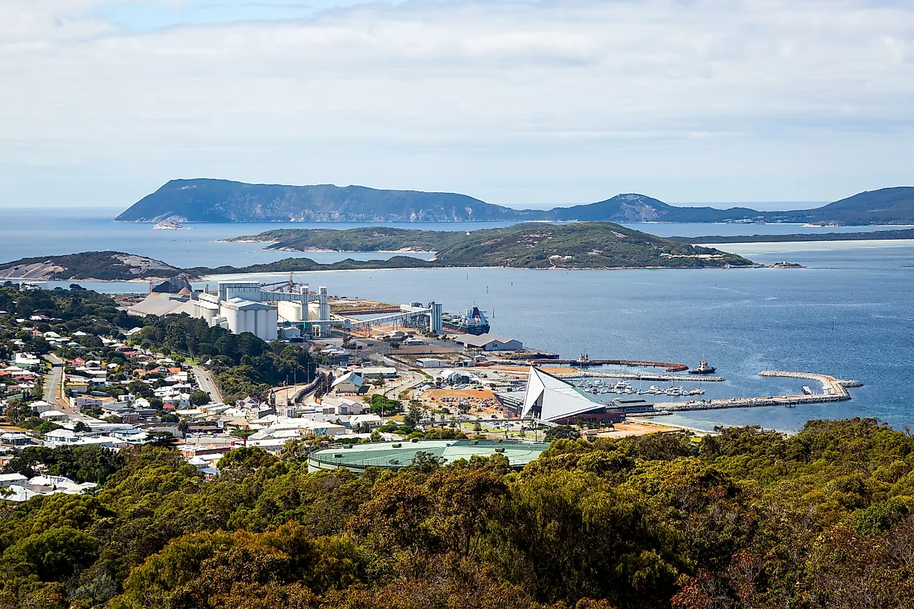 View of the waterfront of Albany, Western Australia