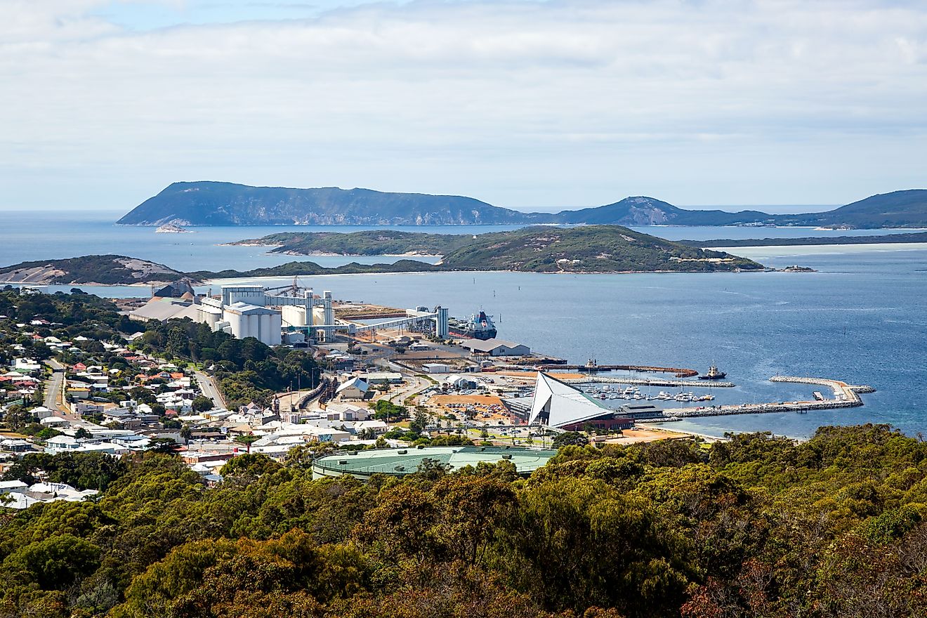 View of the waterfront of Albany, Western Australia
