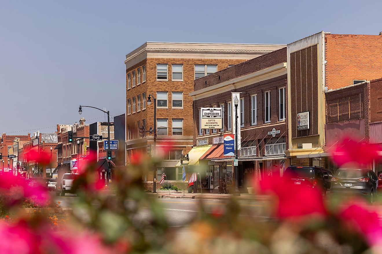 Downtown Ponca City, Oklahoma. Image credit Matt Gush via Shutterstock