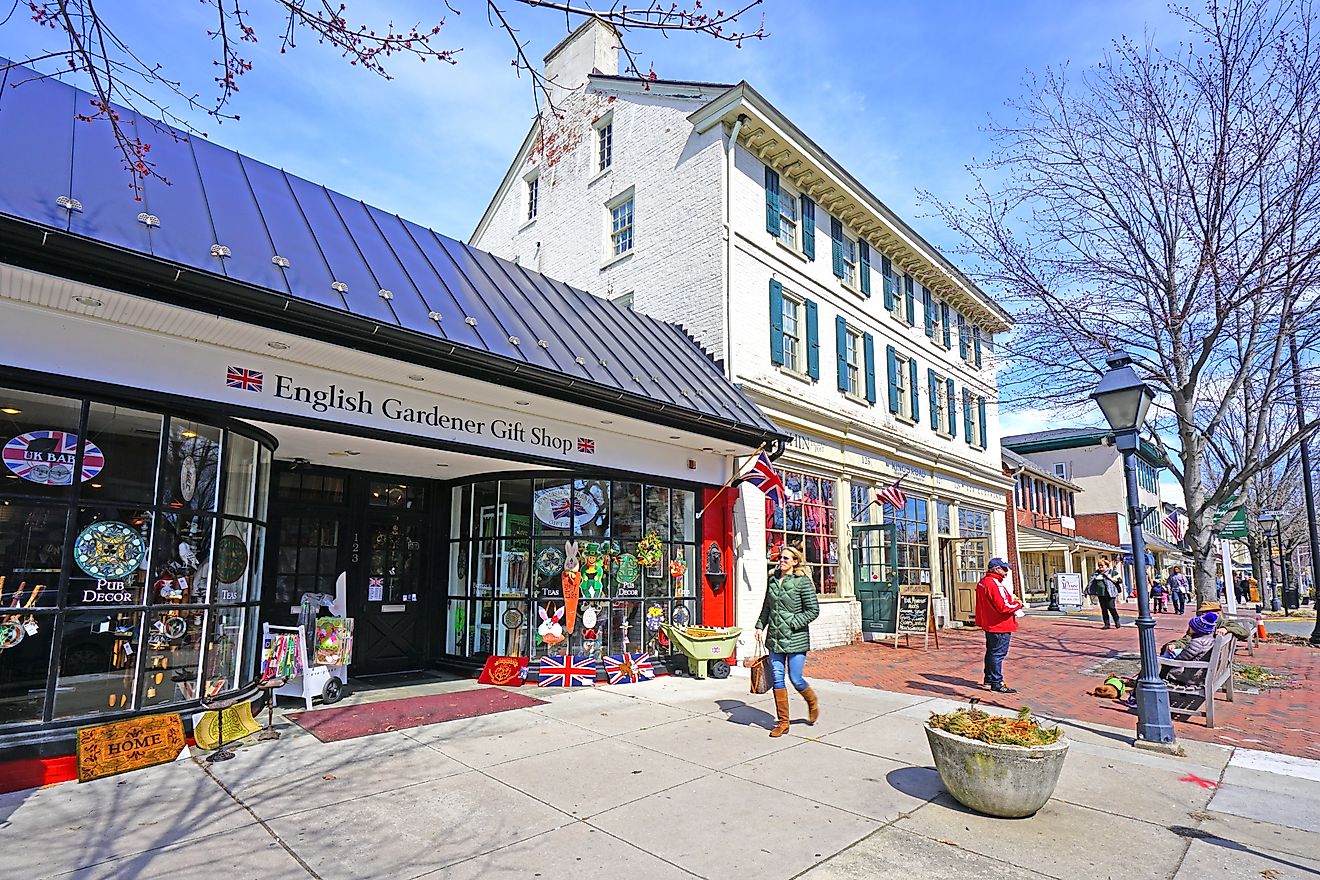 The historic town of Haddonfield, New Jersey. Image credit EQRoy via Shutterstock.com