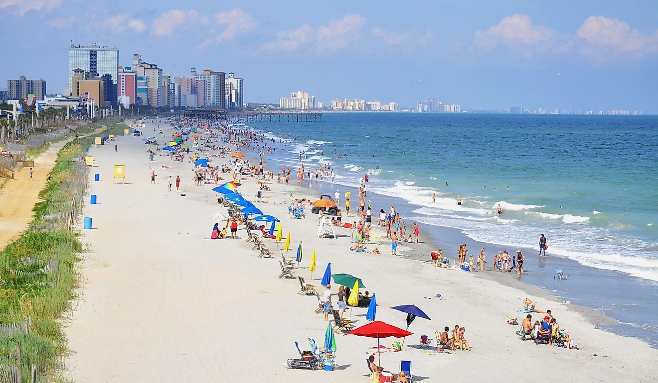 View of Myrtle Beach South Carolina.