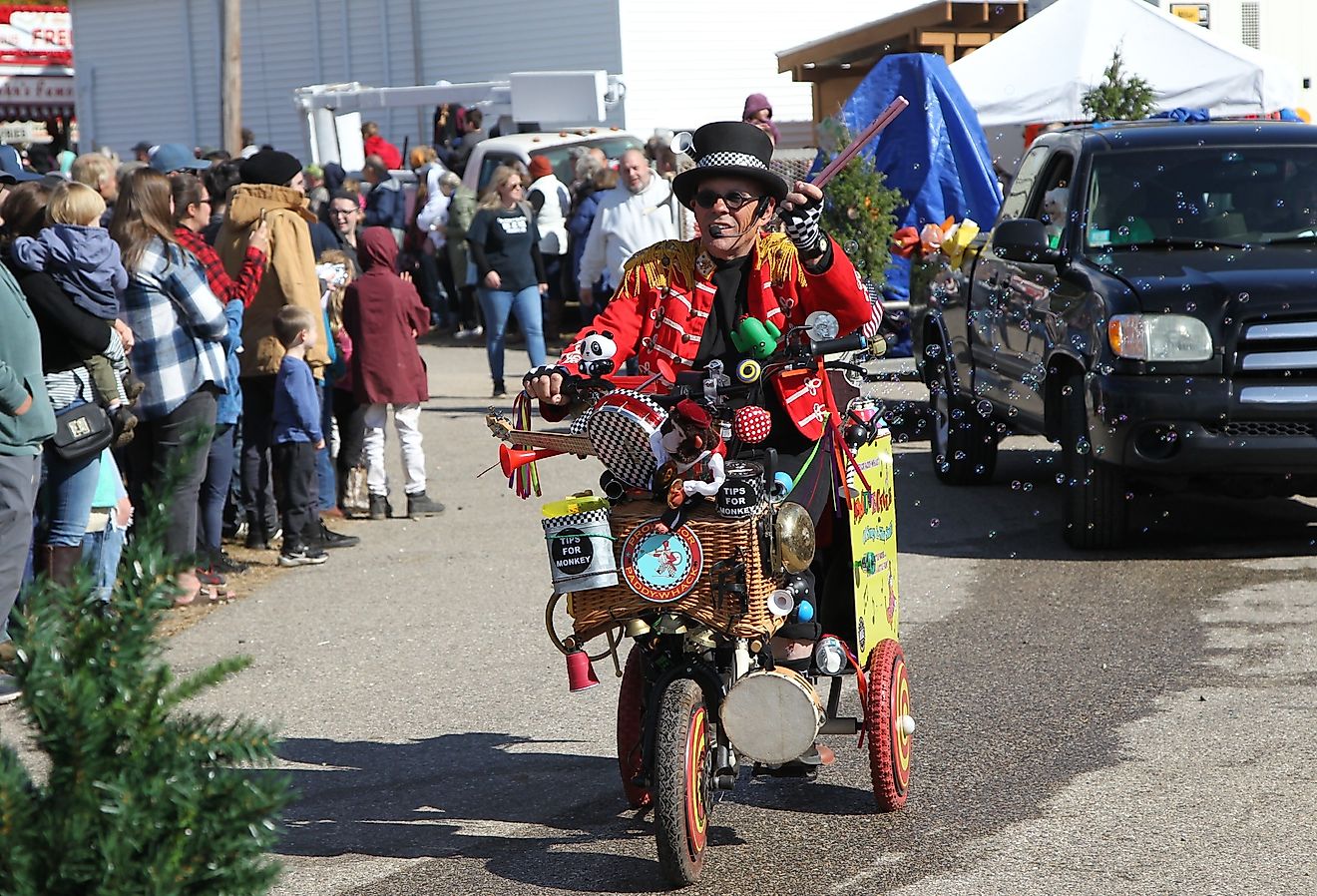 The Sandwich Fair is an annual event held on Columbus Day weekend in Sandwich, New Hampshire. Image credit flysnowfly via Shutterstock