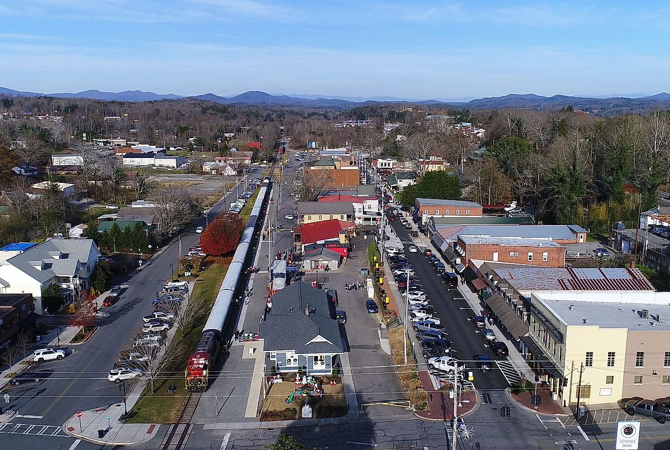 Downtown Blue Ridge, Georgia