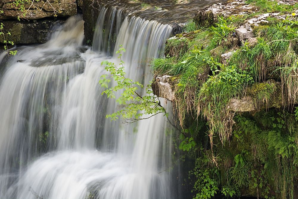Aysgarth Falls in England.