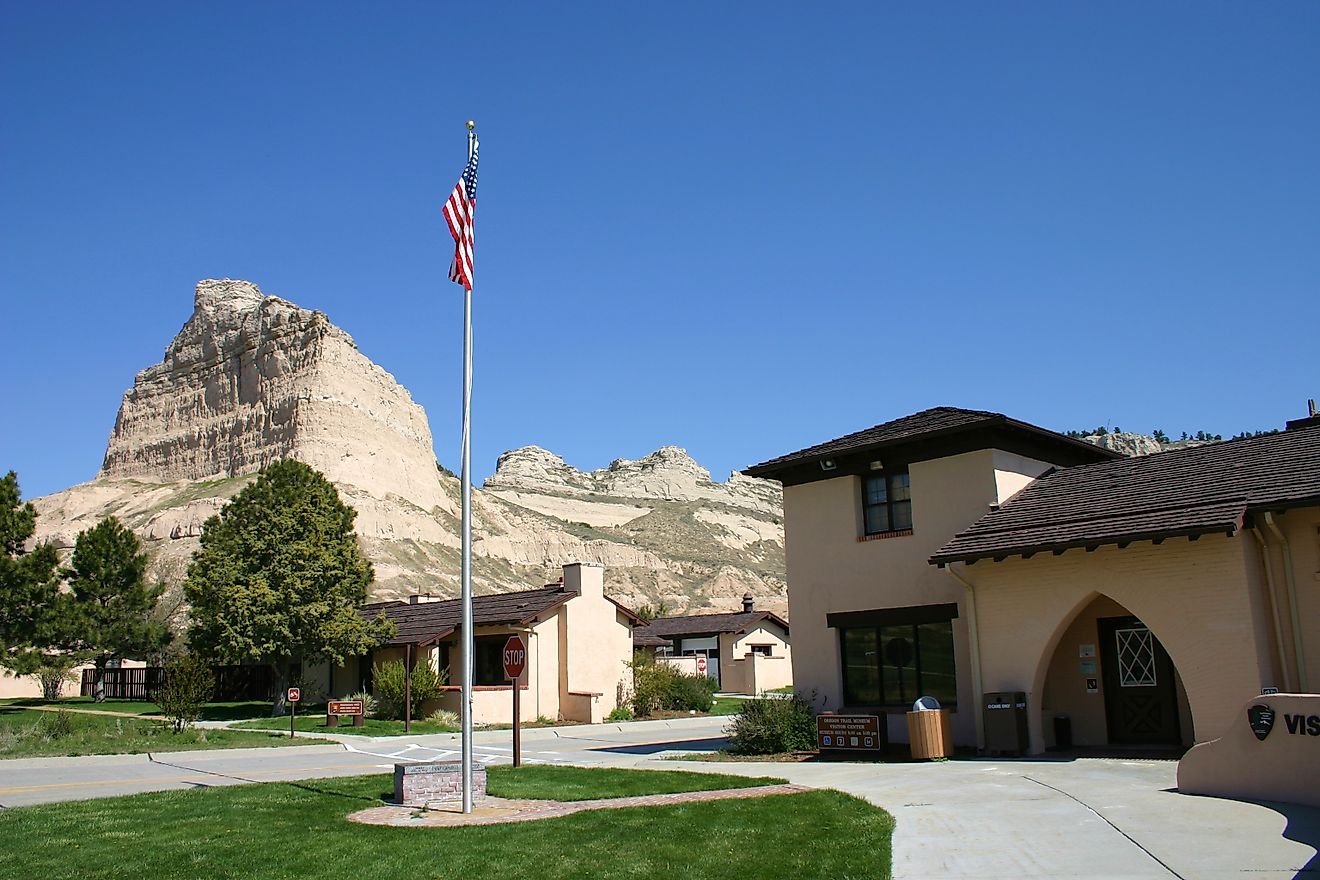 Nebraska's Scotts Bluff National Monument near the town of Gering.