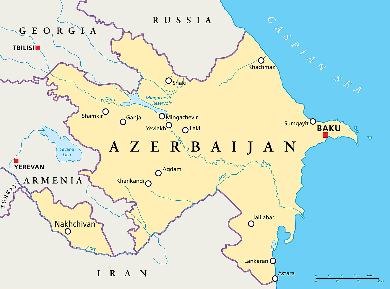 Nakhchivan, an exclave that is part of Azerbaijan.