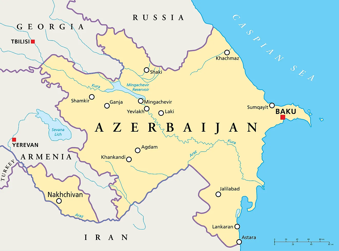 Nakhchivan, an exclave that is part of Azerbaijan.