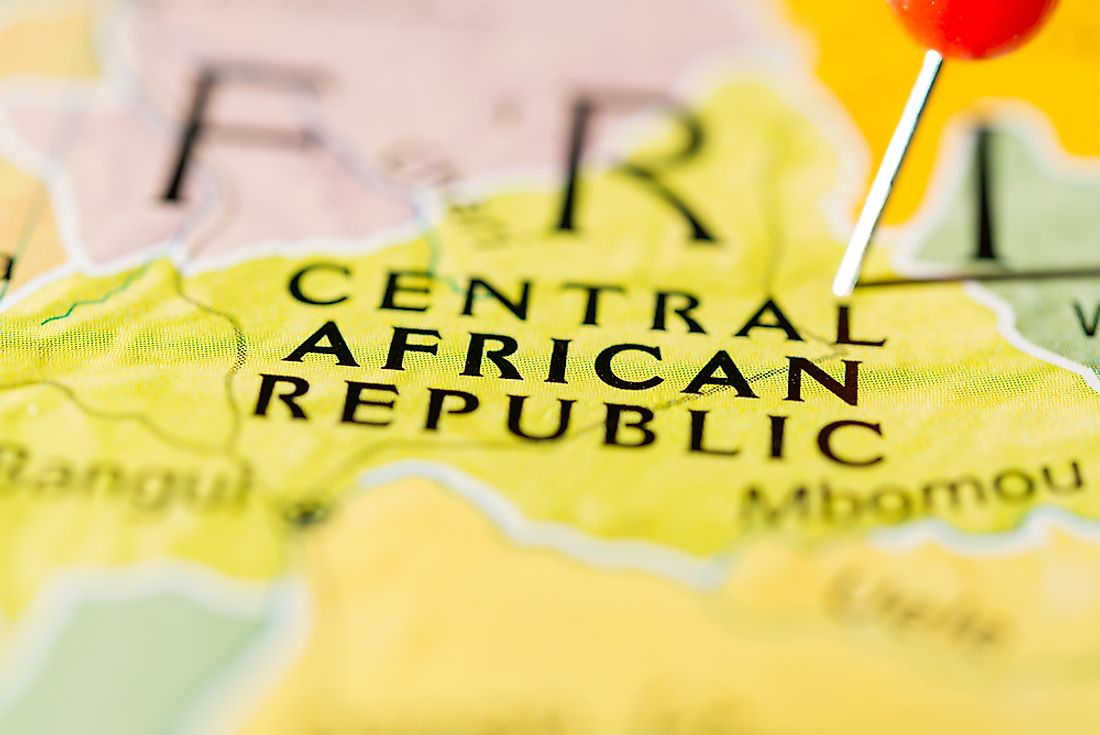 The Central African Republic ranks as the poorest country in Africa as well as the world. 