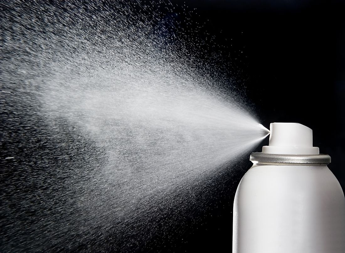 Aerosol sprays are a possible cause of indoor air pollution. 