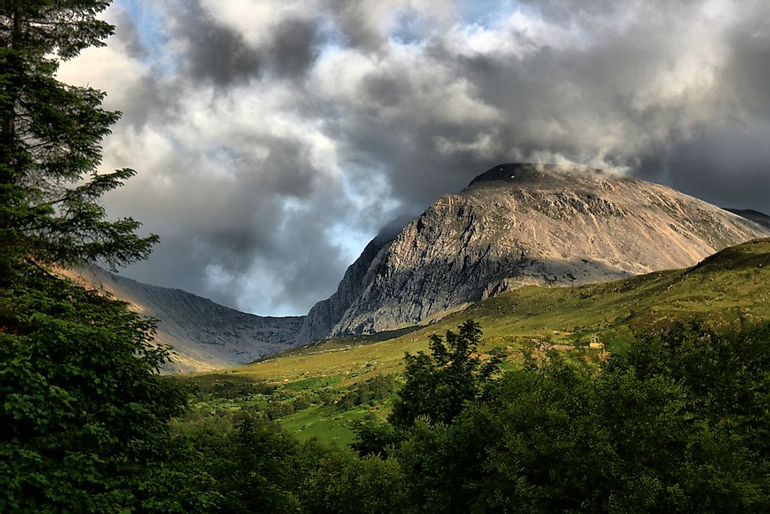 Ben Nevis, the tallest mountain in the British Isles, can also be called a Marilyn. 